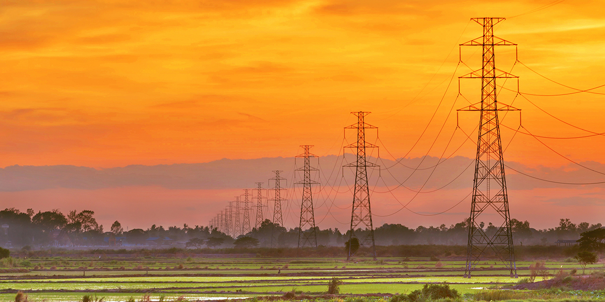 Utility power lines